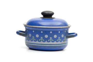 pan on the white background