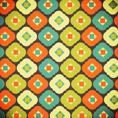 retro geometrical abstract background