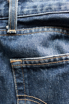 Texture of jeans trousers