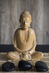 Wooden Statue of Buddha