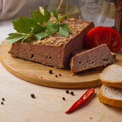homemade christmas pate