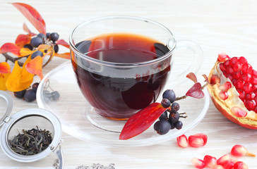 tea mug herbal freshness flowers