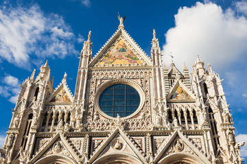 Naklejka premium Dom von Siena - Cattedrale di Santa Maria Assunta, Toskana