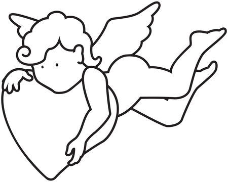Outline angel
