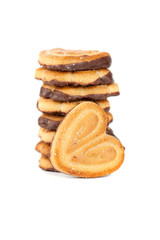 Pile of chocolate chip cookies