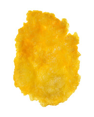 Corn flakes isolated on white background