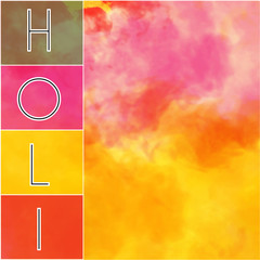 happy holi text with colorful background