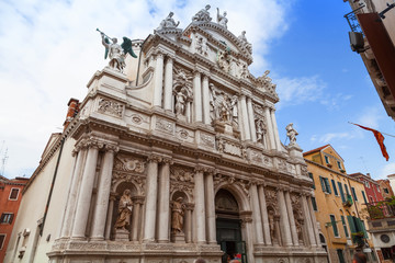 Fototapeta na wymiar Santa Maria del Giglio, church in Venice, Italy.