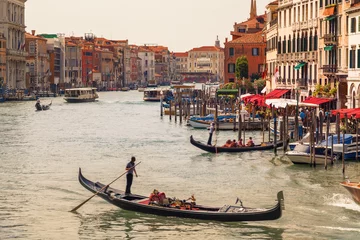 Naadloos Fotobehang Airtex Grand Canal in Venice, Italy © Javi Martin