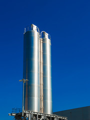 Siloanlage, Sand und Kies