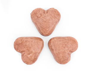 Valentine heart biscuit