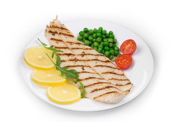 Grilled fish fillet