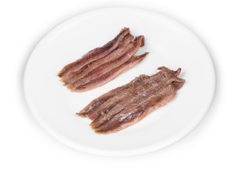 Marinated anchovies.