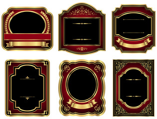 Gold Vintage Labels © Giraphics
