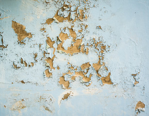 background and texture of peeling paint on pastering wall
