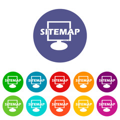 Sitemap flat icon