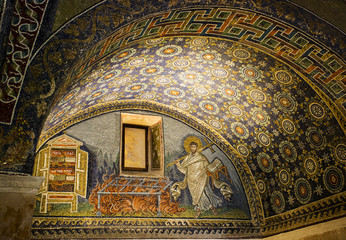 Fototapeta na wymiar Ravenna Mausoleum of Galla Placidia