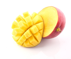 mango fruit isolated on white background