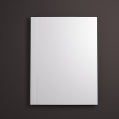 Blank book cover