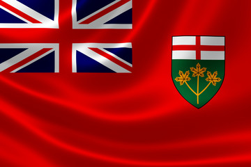 Ontario Provincial Flag of Canada