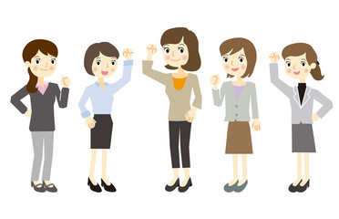 女性だけのビジネスチーム