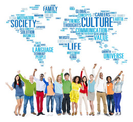 Obraz premium Culture Community Ideology Society Principle Concept