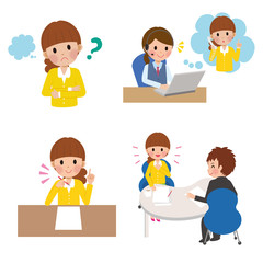 女性　アンケート　面談　問い合わせ