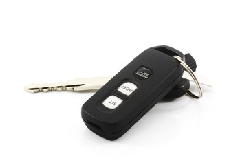 key car isolated white on background