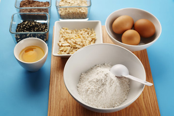 tools to make a cake