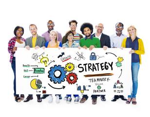 Strategy Solution Tactics Teamwork Growth Vision Concept