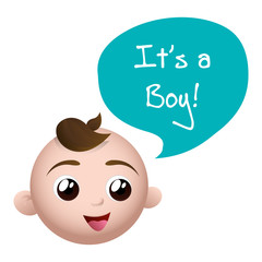Baby shower design, vector illustration.