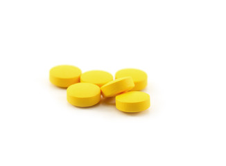 pill isolated on background