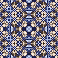 Seamless pattern with geometrical motif