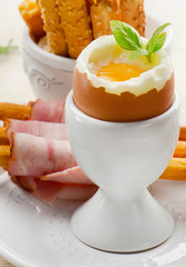 boiled egg in eggcup