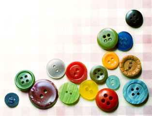 Pile of many buttons
