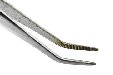 Old medical forceps
