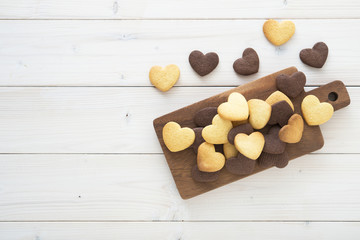 ハートのクッキー　クッキー　ハート形