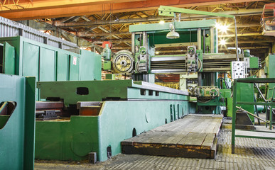Machine shop of metallurgical works