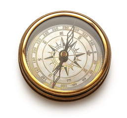 Fototapeta na wymiar Vintage compass