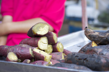 Sweet potato on the grill