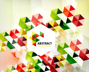 Geometric abstract polygonal background