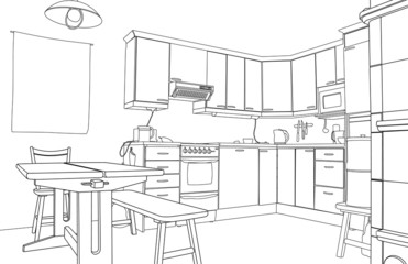 Kitchen sketch