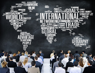 International Global Network Globalization International Concept