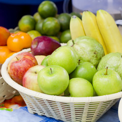 Fruits at a farmers market