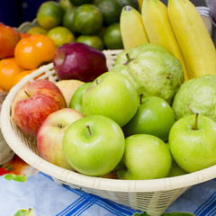 Fruits at a farmers market