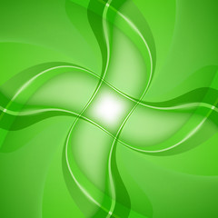 Abstract green background. Vector Illustration