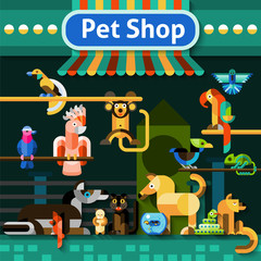 Pet Shop Background