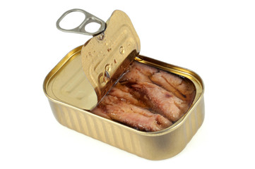 Boîte de maquereaux au vin blanc