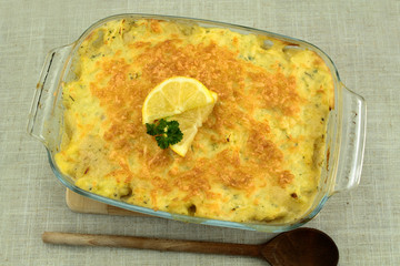 gratin de poissons