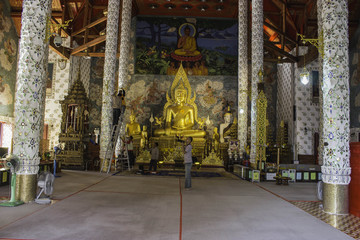 Fototapeta premium Places of worship and temple art of Thailand.